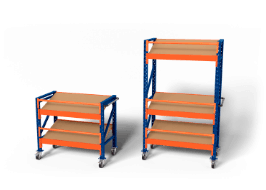 Category Fahrbare Schrägbodenregale & -tische