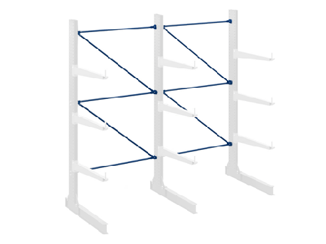 KR3000 cantilever rack – Struts