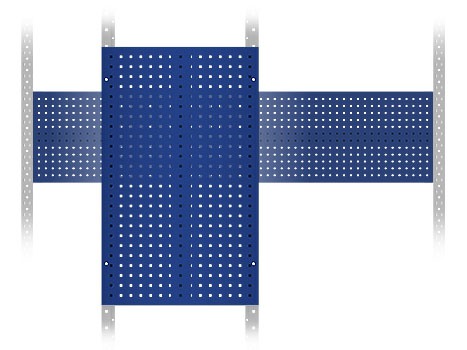 Rayonnage pour pneus - cloisons perforées & cloisons latérales