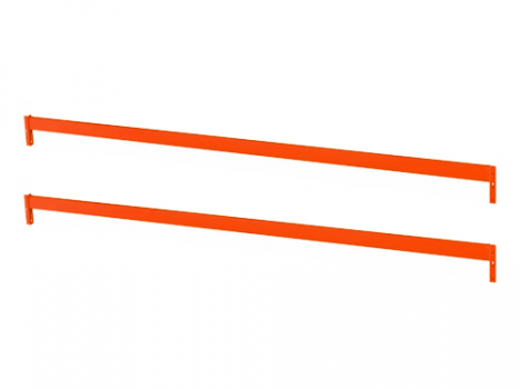 Rayonnage à tablettes inclinées - traverses