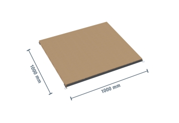 Regalauflage mit Befestigungssteg für Kragarmregal