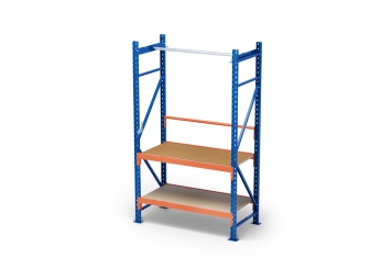 Table d’emballage MFP1000 1,2 m / profondeur 60 cm / hauteur 2 m / réglable en hauteur sur 40 cm / avec panneaux contreplaqués 