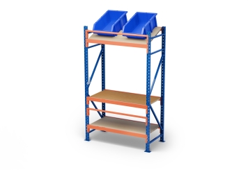 Table d’emballage MFP1000 1,2 m / Profondeur 60 cm / 2 m Hauteur / réglable en hauteur sur 40 cm / + panneaux contreplaqués 