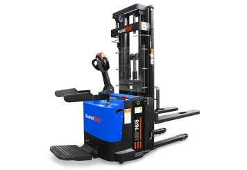 Gerbeur électrique HEF16/5 avec poste de conduite, hauteur de levage 90  - 5.000 mm, capacité de charge 1.600 kg, SolidHub 