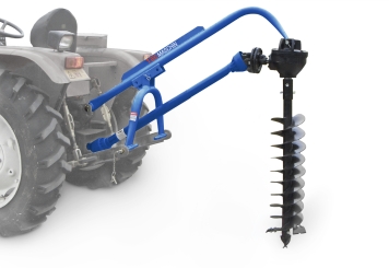 Foreuse de trou de poteau EBM540 avec tarière pour tracteur, diamètre de perçage 220 mm, profondeur de perçage 600 mm 