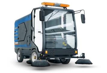 Battery-powered road sweeper SKM200E, 22.000 m²/h, 2.200 mm x 3.880 mm x 2.100 mm, wipeket 