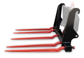 Pique à balle, fourche à fumier RL-BG690 pour chargeuse sur pneus électrique RLE400/2 de SolidHub 