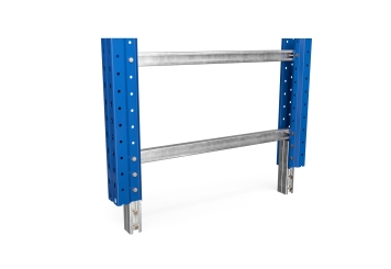 End frame extension for pallet racking systems PR9000, height 500 mm x depth 800 mm, TOPREGAL 