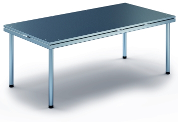 2 m x 1 m Scène mobile EBM850/2, 800 mm haut, 1 modules 850 kg charge max par module 