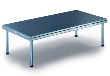 2 m x 1 m Scène mobile EBM850/2, 600 mm haut, 1 modules 850 kg charge max par module 