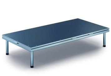 2 m x 1 m Scène mobile EBM850/2, 400 mm haut, 1 modules 850 kg charge max par module 