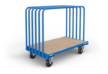 Board Trolley BGW500/7 incl. 6 large clip-on bracket, load capacity 500 kg, SolidHub 