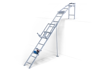 Monte matériaux DDA200/12, charge maximale 200 kg, longueur de rail 12 m, SolidHub 