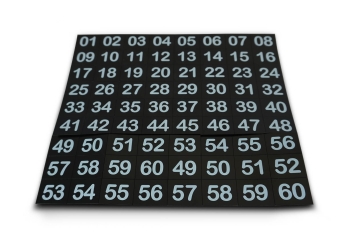 Étiquettes pour distributeur automatique VA-6K