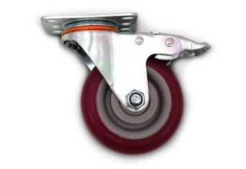 Roulette avec frein pour escabeau PL200/8, TOPREGAL 