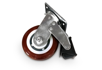 Lenkrolle mit Bremse für Aluportalkran PKA1000/2, SolidHub