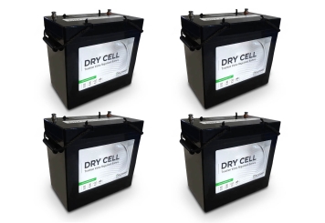 4 x Batterie für AKM80-1, 12 V / 58 Ah, wipeket