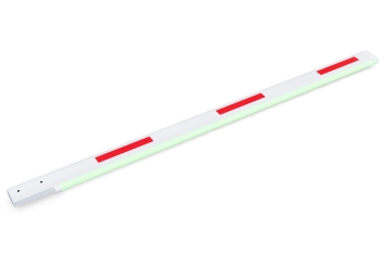 Schrankenbaum mit LED-Beleuchtung für automatische Elektroschranke ES3500-A, TecMaschin
