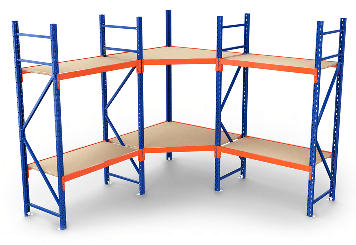 Configurateur d'étagères d'angle 