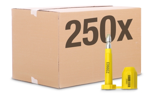 Container seals CP-85SB with serial number and barcode, ISO 17712 ...