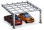 Parkplatzüberdachung PP2-G-1, einseitig, Grundfeld, SoloPort 