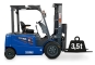 LI-ION electric forklift GSE35/5 incl. 380 V /  rapid charger, load capacity 3.500 kg, SolidHub 