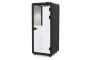Bureau Cabine téléphonique / cabine acoustique LIA100 avec film dépoli pour 1 personne, Noir, 870 mm x 866 mm surface 