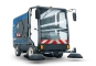 Battery-powered road sweeper SKM200E, 22.000 m²/h, with road approval, wipeket 