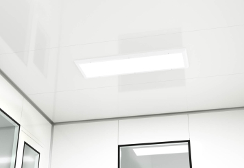 Hallenbüro Meisterbüro PREFAB-6, 2 Fenster, 1 Tür (7 Wand-Paneele, 2 Decken-Paneele) 