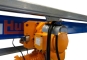 Mobile gantry crane PK100/2, C-rail with power cable attachment
