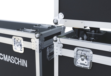 Digital outdoor display totem DAO-LCD43E incl. transport box, 43 in with battery, Android 13, TecMaschin 