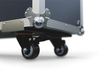 Digital outdoor display totem DAO-LCD43E incl. transport box, 43 in with battery, Android 13, TecMaschin 