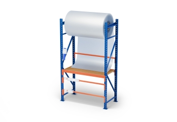 Table d’emballage MFP1000 1,2 m / 60 cm profondeur / 2 m hauteur / réglable en hauteur sur 40 cm / avec panneaux contreplaqués 