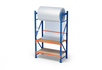 Table d’emballage MFP1000 1,2 m / profondeur 60 cm / hauteur 2 m / réglable en hauteur sur 40 cm / avec panneaux contreplaqués 