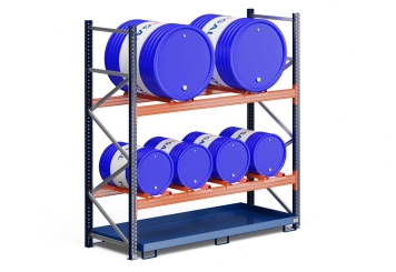 Platelage pour fûts 110 cm pour rack à palettes / charge max. 1.000 kg 