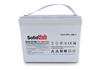 Batterie pour HE1200/4, 12 V / 100 Ah, SolidHub 
