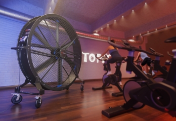 Ventilateur industriel IVM2000, 2.000 mm diamètre, TecMaschin 