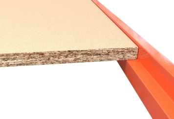 1.100 mm Holzboden für Lagerregal LR2000 / 1.200 mm tief / 25 mm stark 