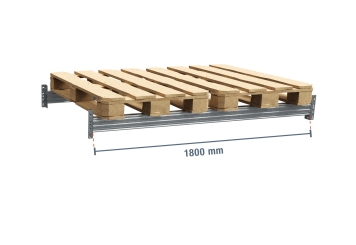 180 cm Einzeltraverse für Palettenregal PR9000F Feuerverzinkt / Fachlast 2.000 kg 