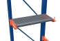 Support de rayonnage avec barre de fixation pour rayonnage cantilever