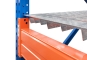 2.700 mm platelage grillagé galvanisé pour rack à palettes PR15000 / profondeur 1.100 mm / capacité de charge 2.400 kg 