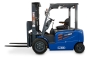 Forklift truck from the side