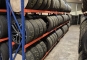4,6 m tyre rack RR2000 / 40 cm deep / 2 m high / 5 levels 