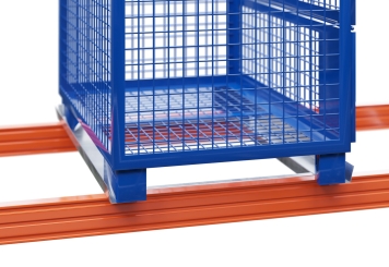Lattice box support and angle support for pallet racks PRWA1100, frame depth 1.236 mm, hot-dip galvanised Steel, TOPREGAL 