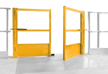 Lagerbühne: Modul B Anbaumodul ohne Übergabestation inkl. Geländer, 4.000 mm x 4.000 mm x 2.500 mm 