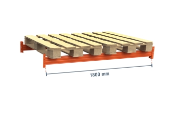 180 cm Einzeltraverse für Palettenregal PR9000 / Fachlast 2.000 kg 