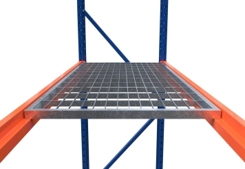 2.200 mm Gitterrost aus Stahl für Lagerregal LR2000 / 800 mm tief / 25 mm hoch 