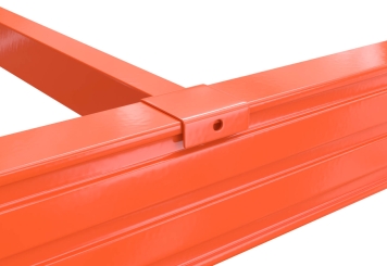 Support en profondeur / traverse intermédiaire 800 mm pour rack à palettes PR4500, PR9000, PR15000 / capacité de charge 600 kg 