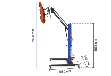Lampe infrarouge carrosserie LT3/100, puissance totale 3.000 W, TecMaschin 