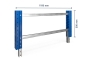 End frame extension for pallet racking systems PR9000, height 500 mm x depth 1.100 mm, TOPREGAL 